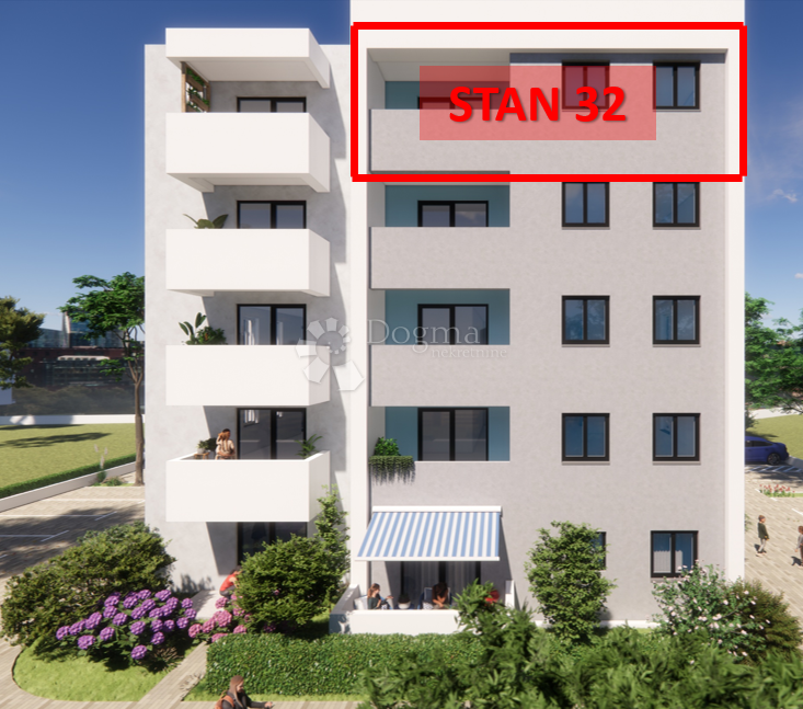 Stanovanje Monvidal, Pula, 54,96m2