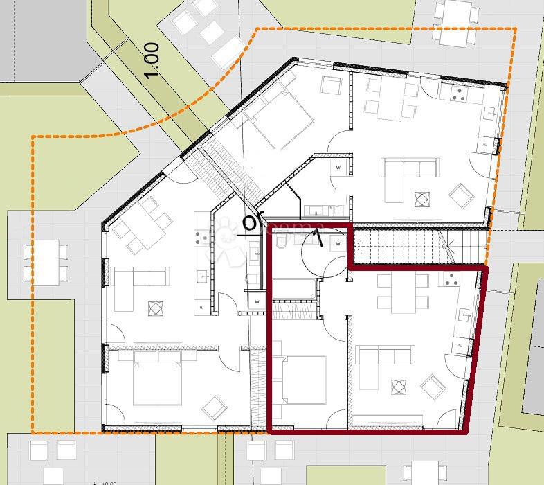 Stanovanje Poreč, 55,32m2
