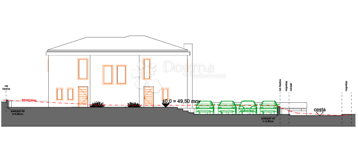 Hiša Malinska, Malinska-Dubašnica, 122,81m2