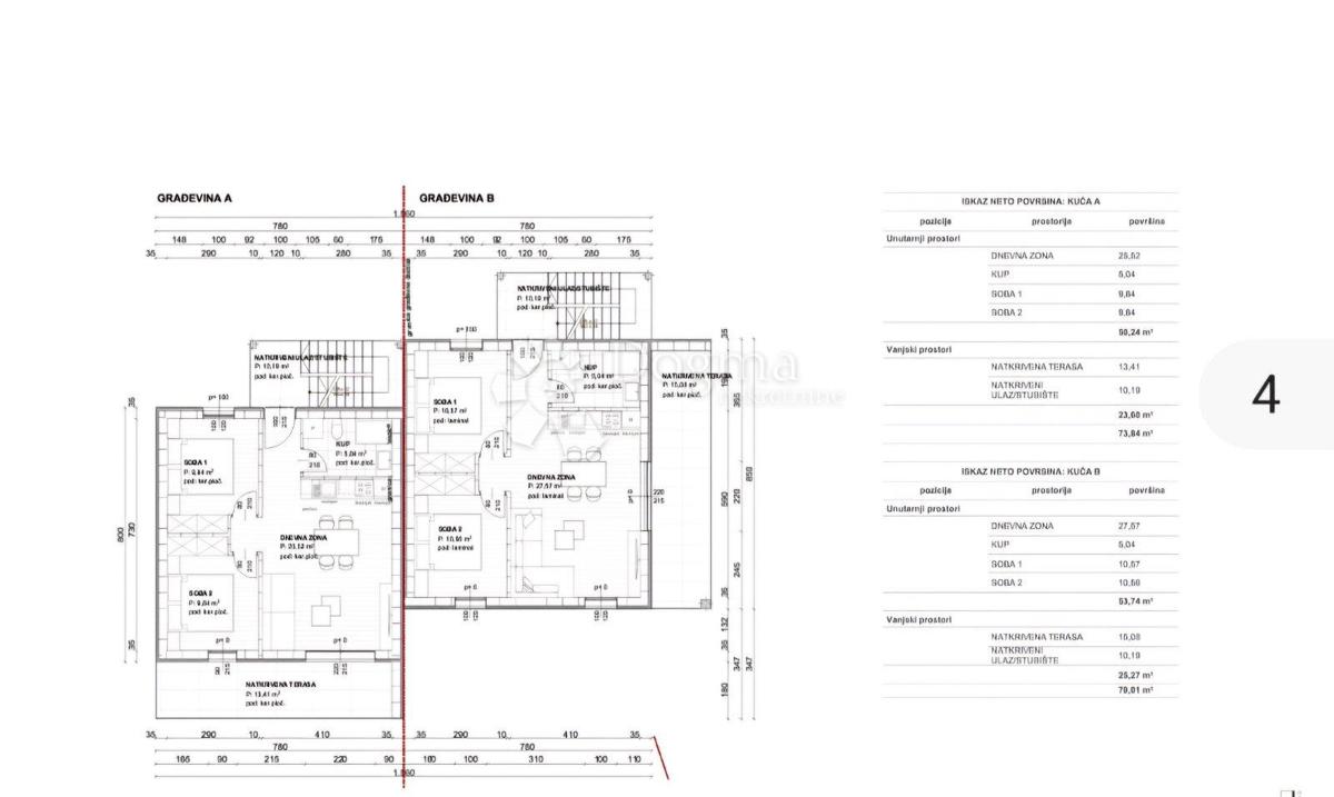 Apartma Soline, Dobrinj, 61m2
