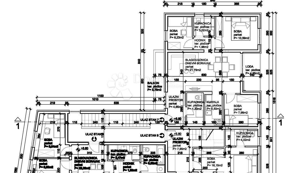 Stanovanje Kaštel Sućurac, Kaštela, 68m2