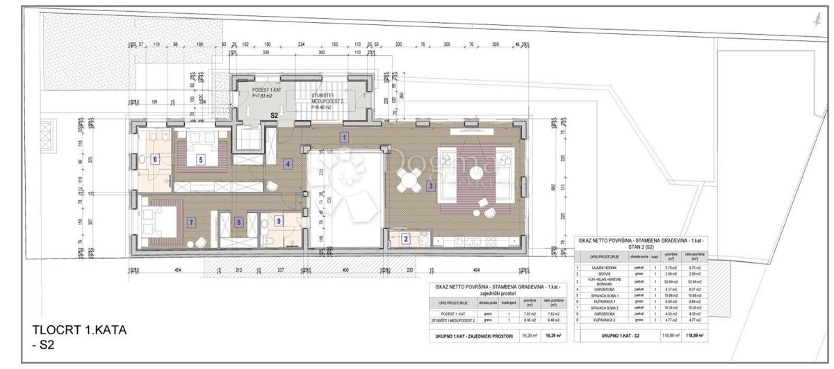 Hiša Srebrnjak, Maksimir, 450m2
