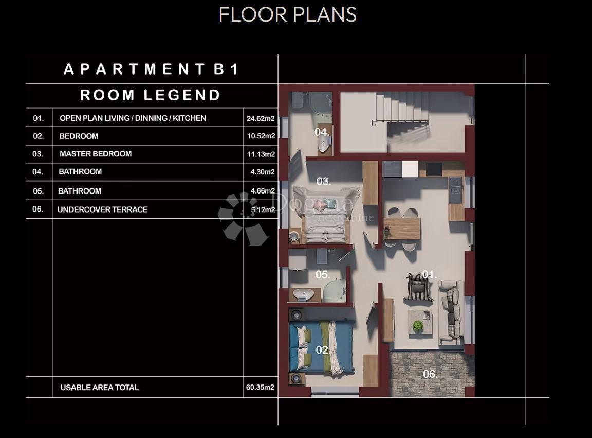 Stanovanje Poreč, 109,58m2
