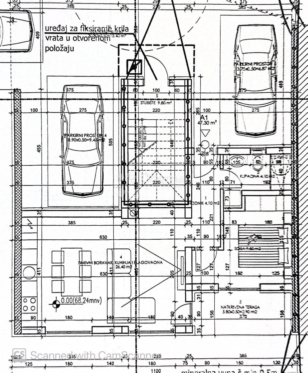 Stanovanje Monteserpo - Komunal, Pula, 42,75m2