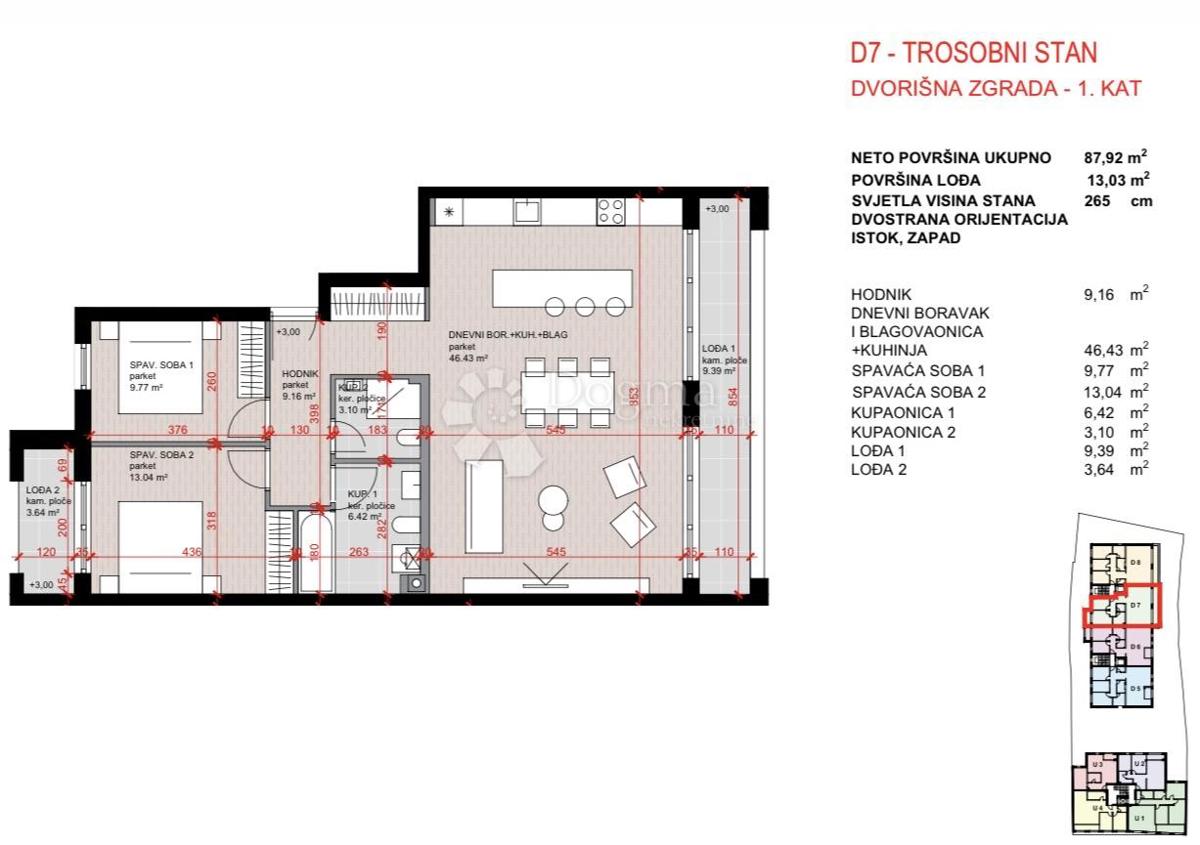 Stanovanje Laščina, Maksimir, 102,86m2