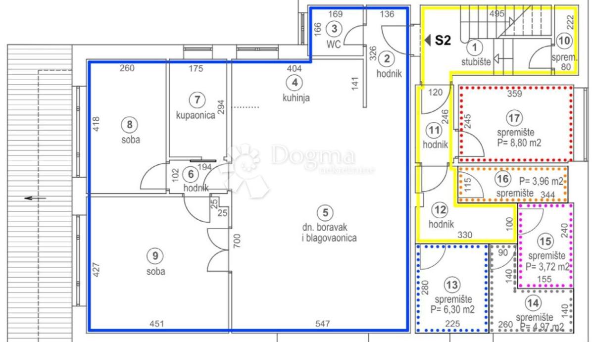 Stanovanje Šalata, Gornji Grad - Medveščak, 89m2
