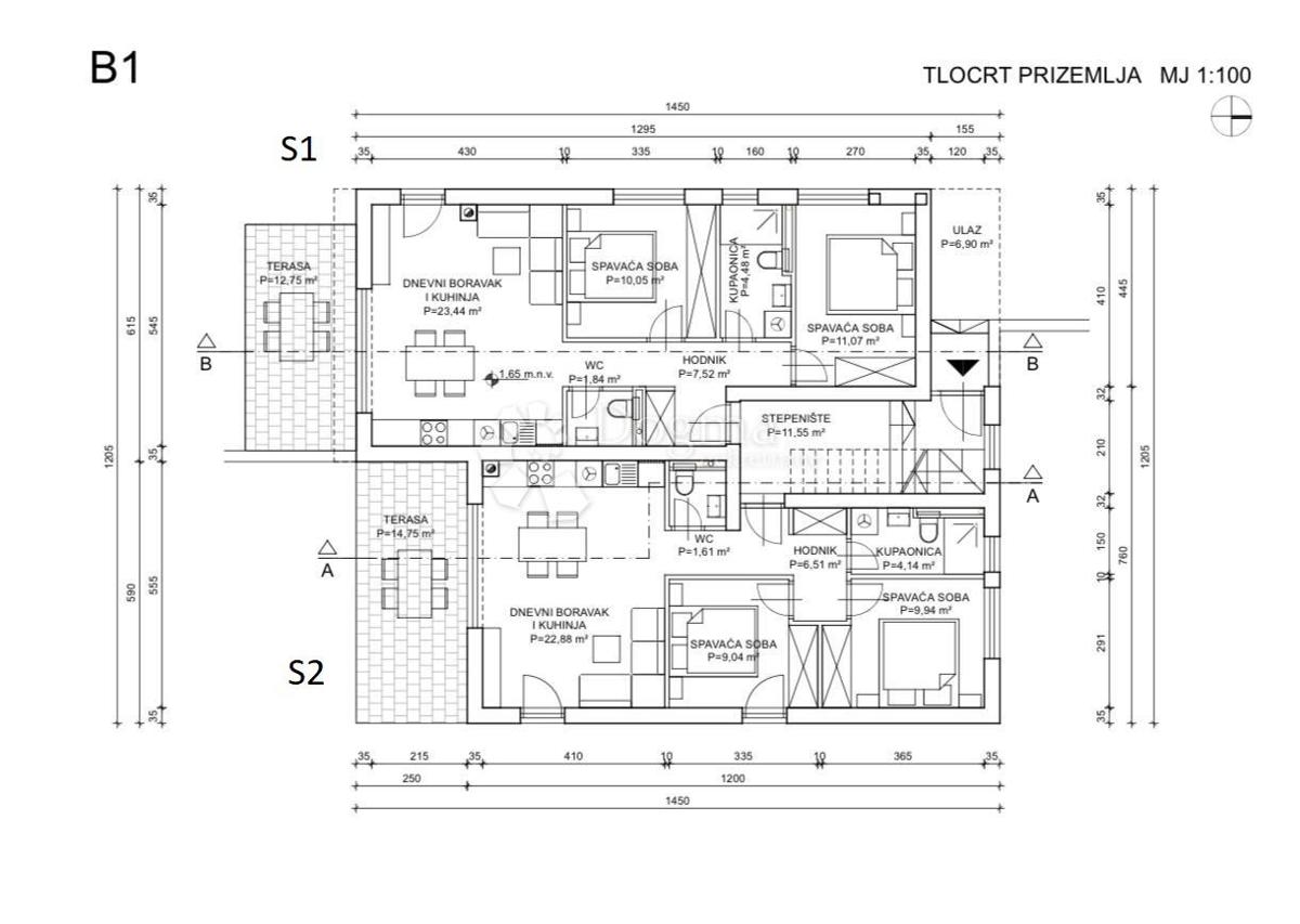 Stanovanje Vodice, 69,52m2