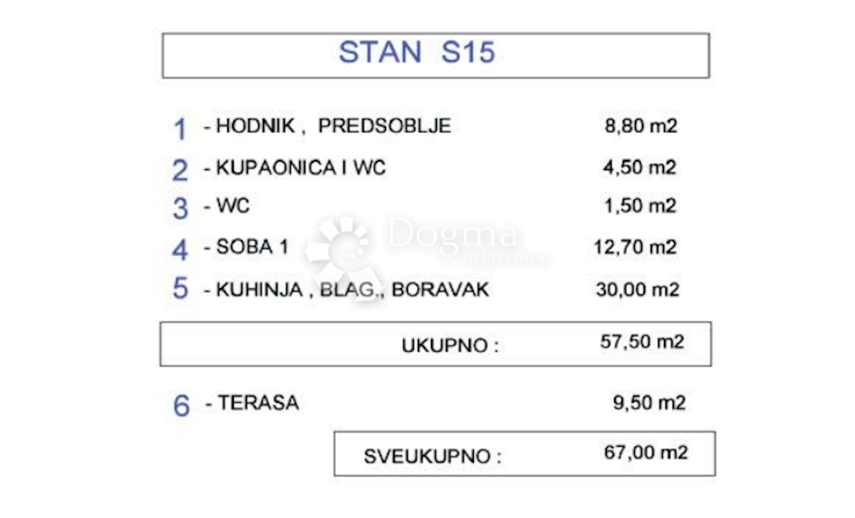 Stanovanje Vidikovac, Zadar, 101,70m2