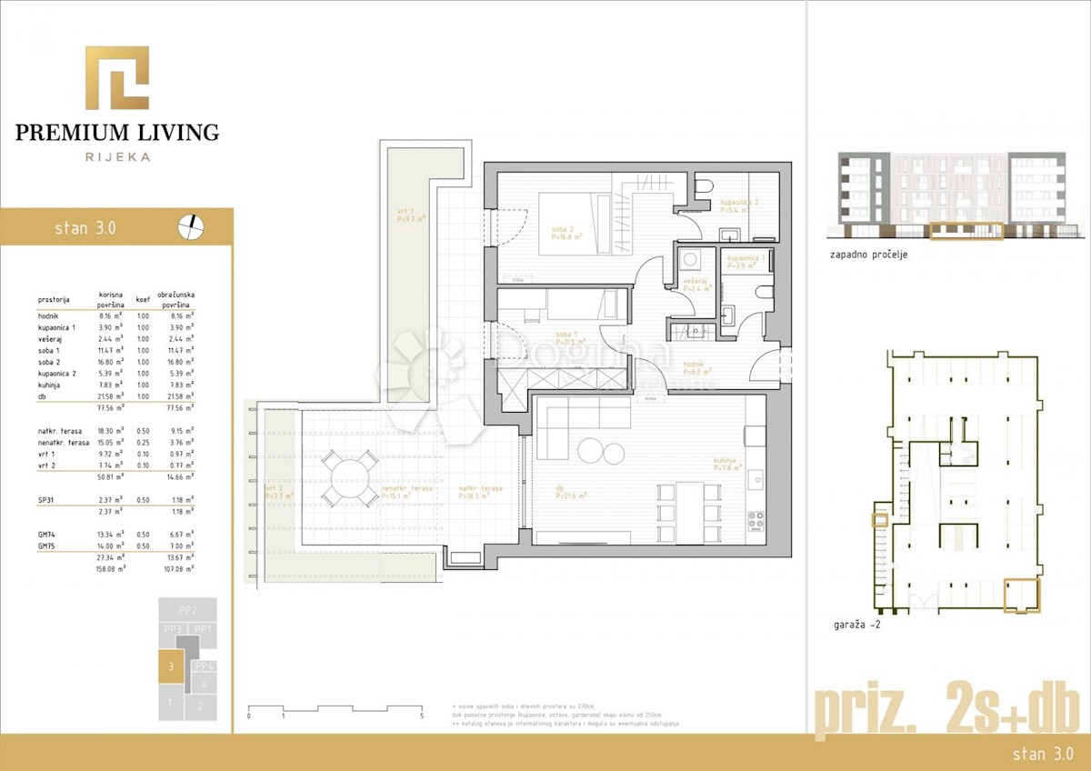 Stanovanje Zamet, Rijeka, 145,90m2