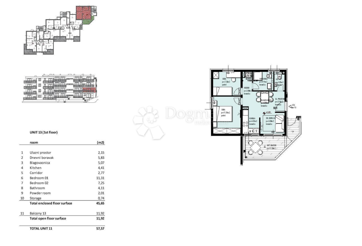 Stanovanje Seget Vranjica, Seget, 45,80m2