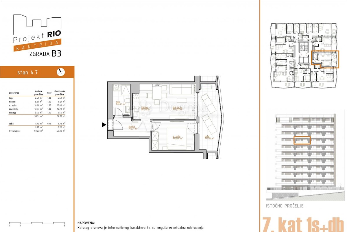 Stanovanje Kantrida, Rijeka, 119,63m2