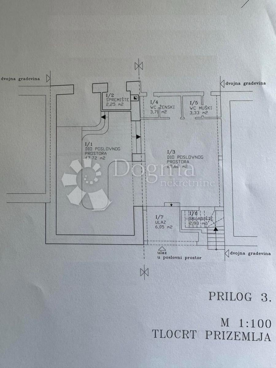 Poslovni prostor Senj, 96m2