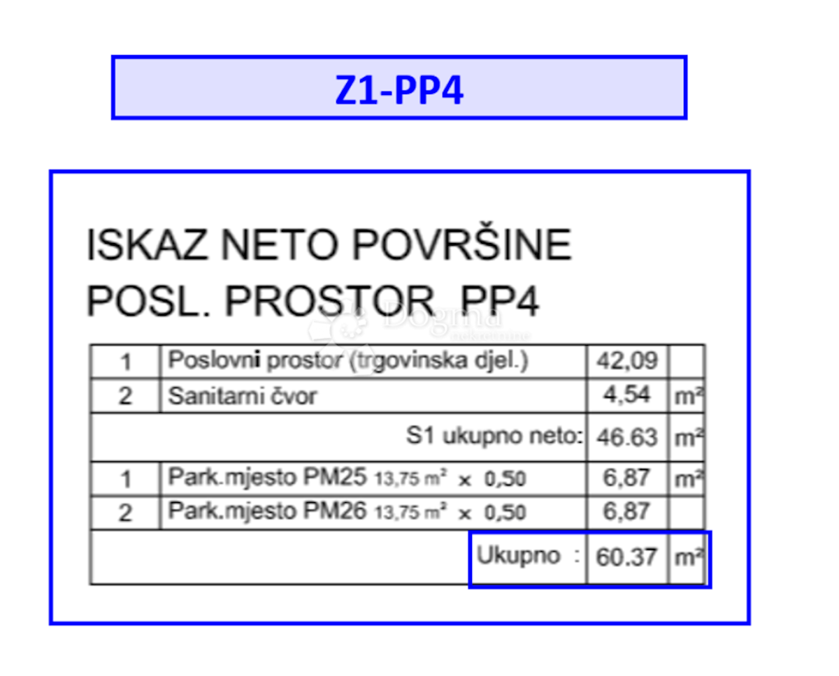 Z1/PP4 POSLOVNI PROSTOR V NOVEM STANOVANJSKEM KOMPLEKSU - ODLIČNO!