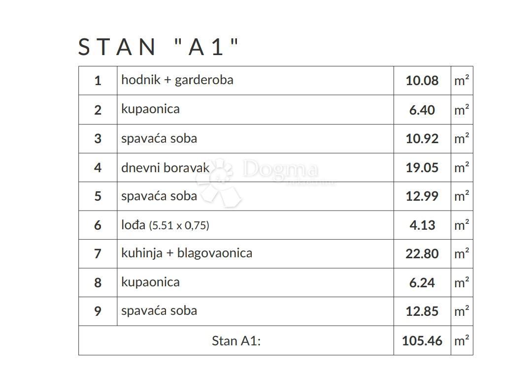 Stanovanje Fažana, 105,46m2