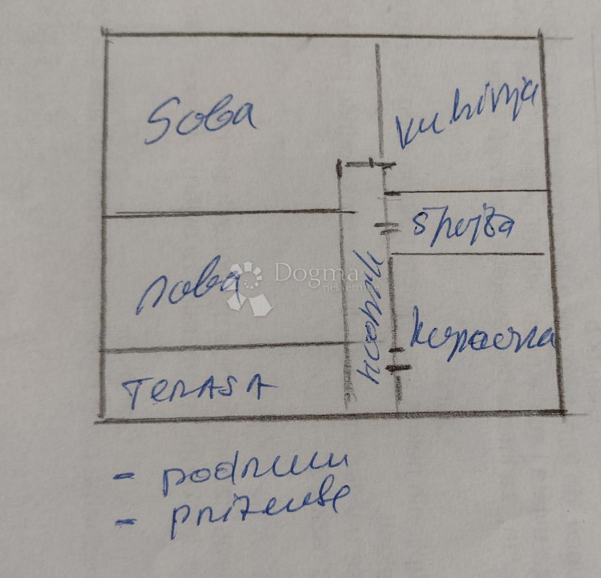 Hiša Crevarska Strana, Gvozd, 60,80m2