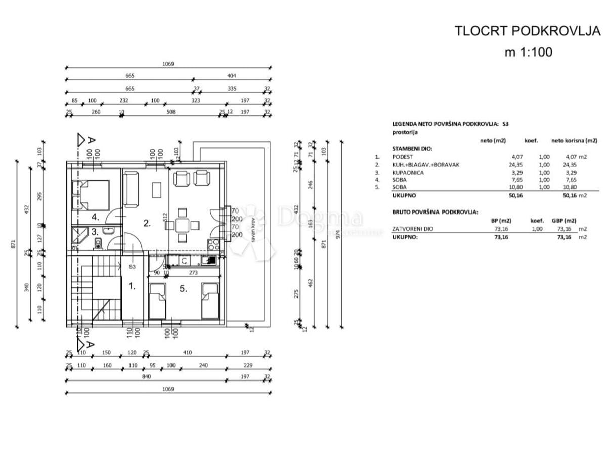 Apartma Vir, 62m2