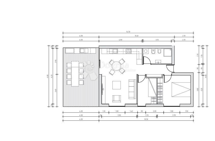 Apartma Karigador, Brtonigla, 80,55m2