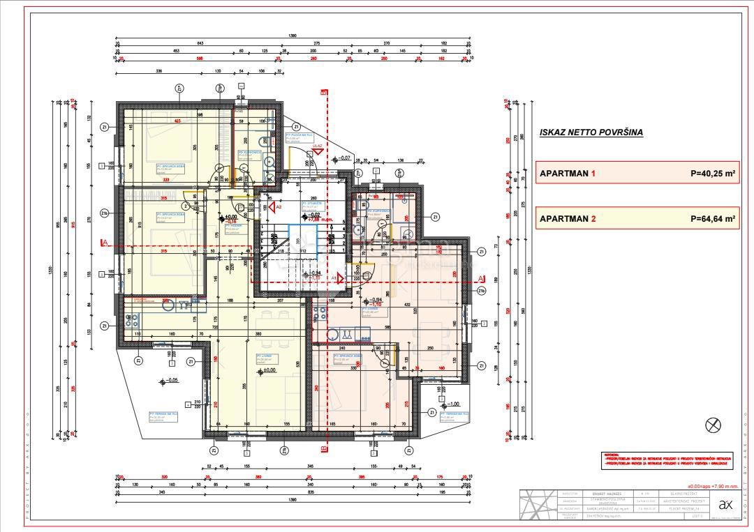 Stanovanje Brodarica, Šibenik - Okolica, 54,50m2
