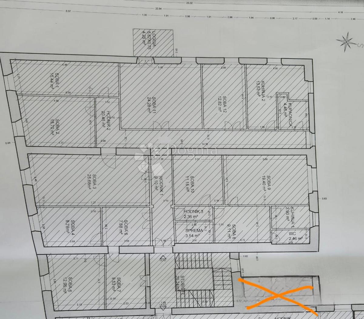 Stanovanje Grad, Split, 237,72m2