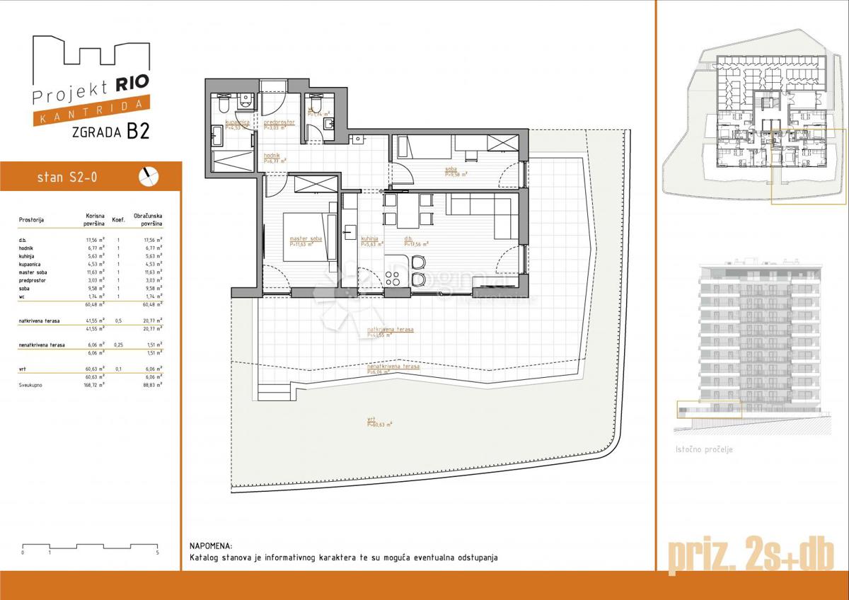 Stanovanje Kantrida, Rijeka, 124,61m2