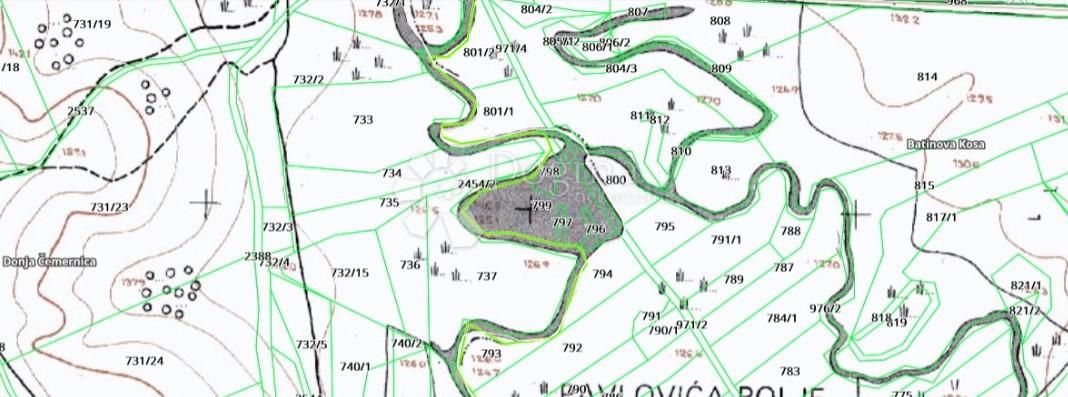 Kmetijsko zemljišče Batinova Kosa, Topusko, 9.532m2