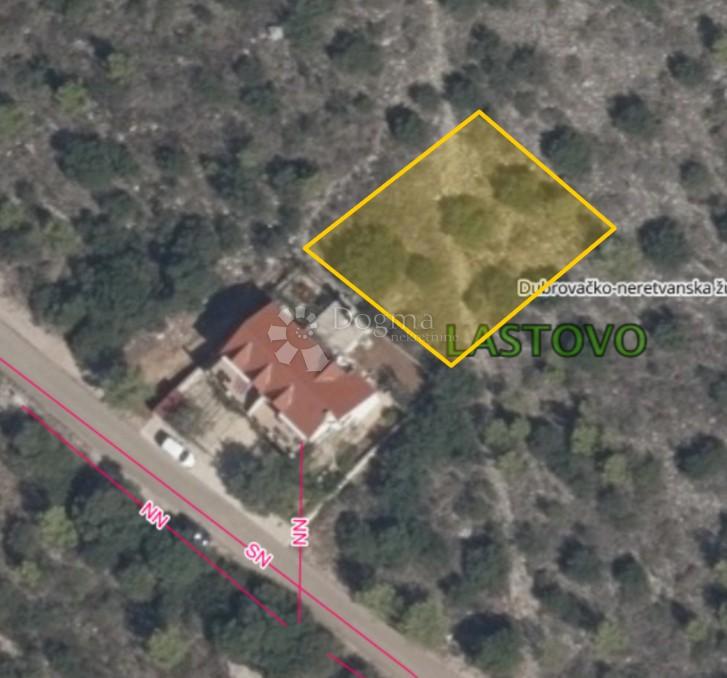 Zazidljivo zemljišče Skrivena Luka, Lastovo, 471m2