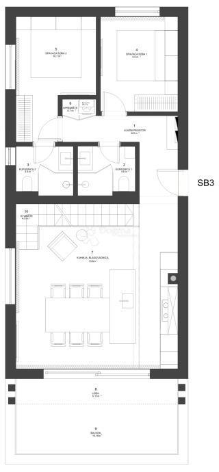 Stanovanje Zaton, Nin, 175,36m2