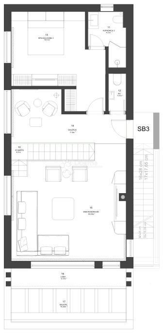 Stanovanje Zaton, Nin, 175,36m2