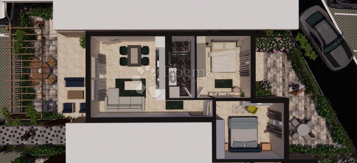 Stanovanje Brodarica, Šibenik - Okolica, 51,63m2