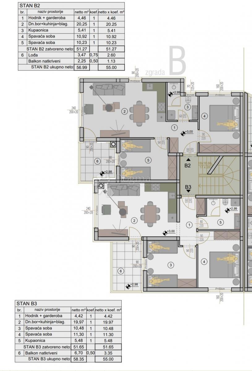 Stanovanje Valdebek, Pula, 78,99m2