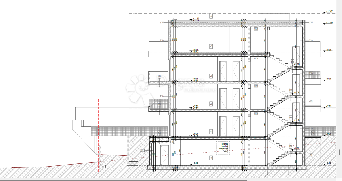 Stanovanje Okrug Gornji, Okrug, 99,04m2