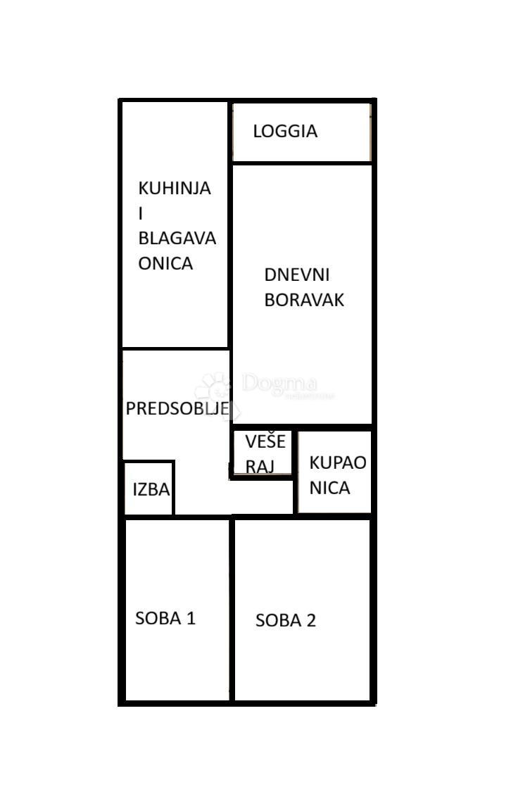 Stanovanje Sopot, Novi Zagreb - Istok, 76,57m2