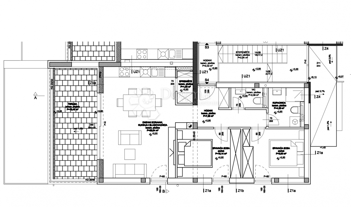 Stanovanje Žaborić, Šibenik - Okolica, 70,62m2