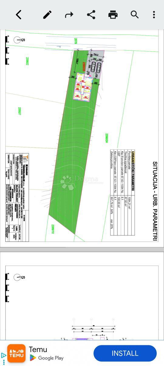Zazidljivo zemljišče Bregana Pisarovinska, Pisarovina, 907m2