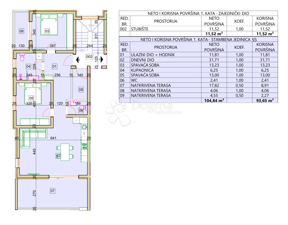 Stanovanje Tribunj, 98,95m2