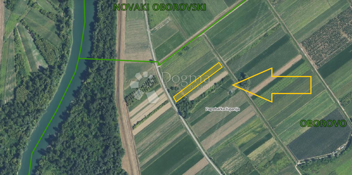 Kmetijsko zemljišče Oborovo, Rugvica, 5.206m2