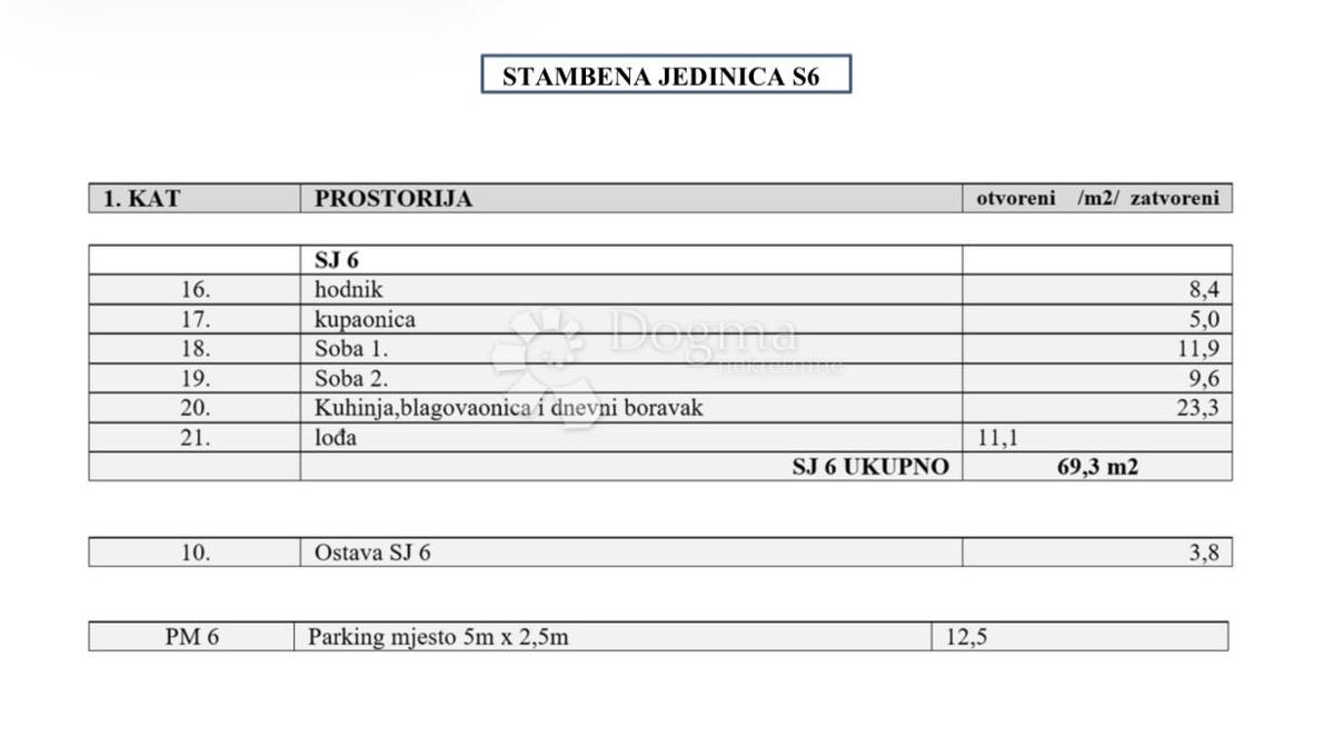 Stanovanje Bilice, Šibenik - Okolica, 71,40m2