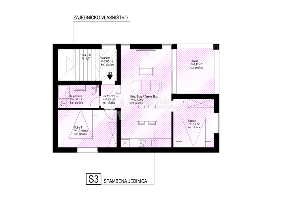 Stanovanje Vir, 59,55m2