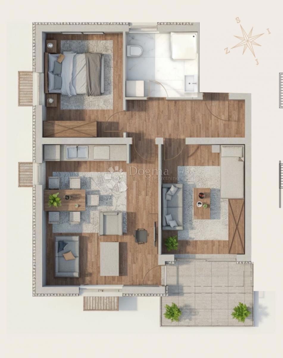 Stanovanje Viškovo, 65,63m2