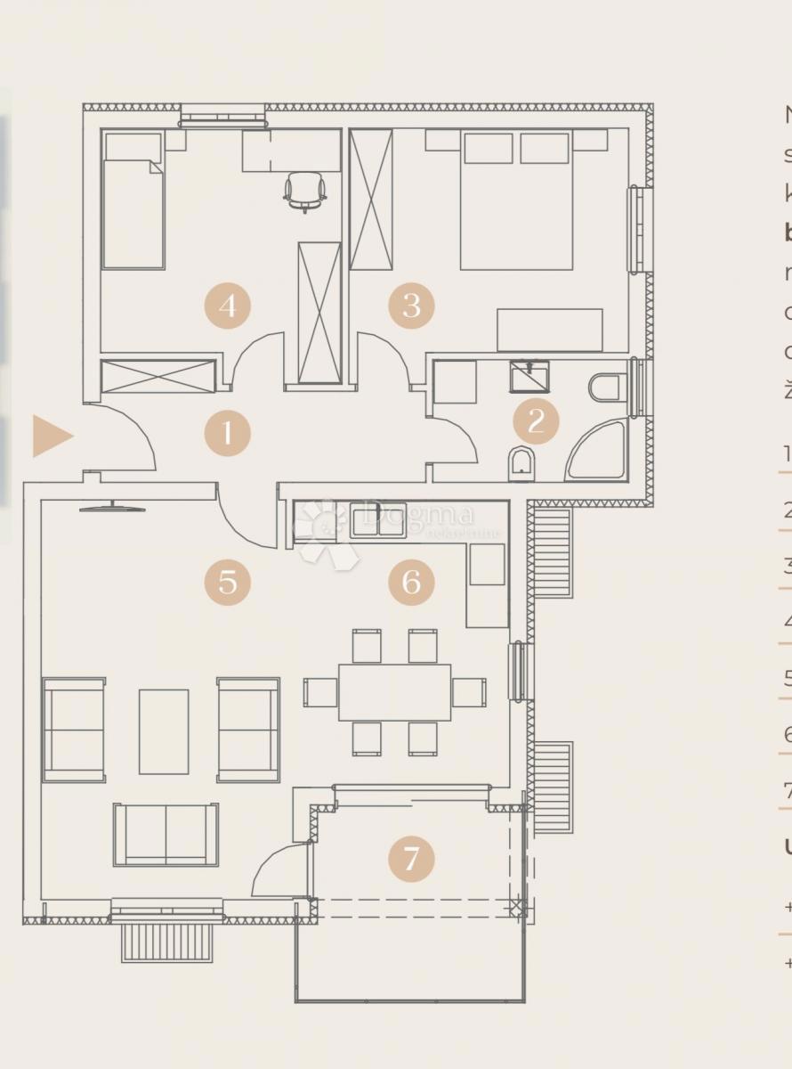 Stanovanje Viškovo, 65,63m2