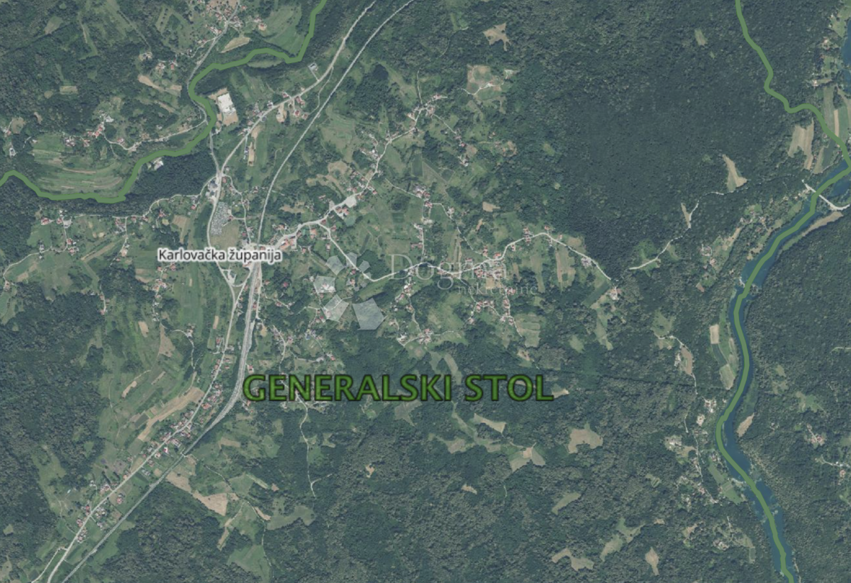Zazidljivo zemljišče Generalski Stol, 939m2