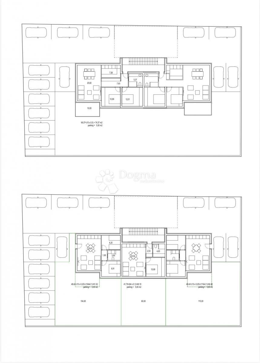 Stanovanje Brodarica, Šibenik - Okolica, 53m2