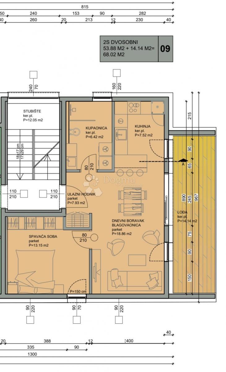 Stanovanje Gornje Mrzlo Polje Mrežničko, Duga Resa, 48m2