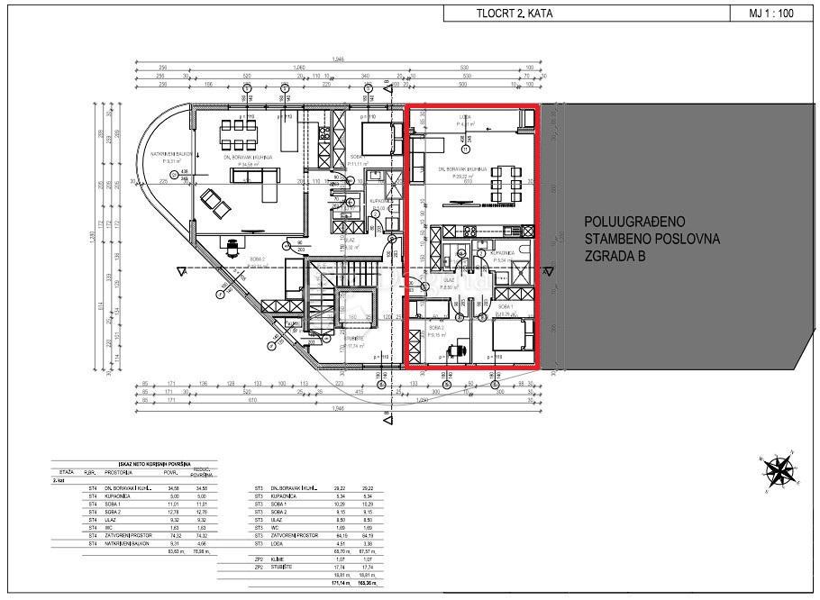 Stanovanje Tar, Tar-Vabriga, 64,57m2