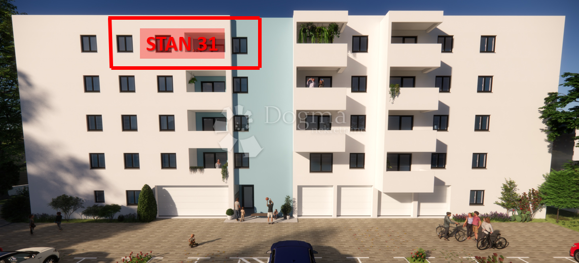 Stanovanje Monvidal, Pula, 54,96m2