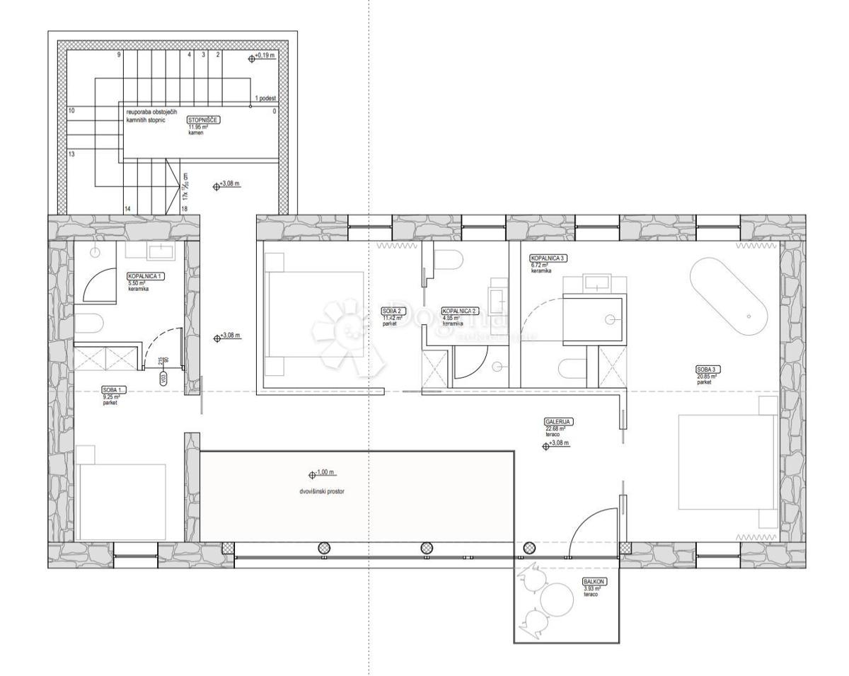 Hiša Cerovlje, 749m2