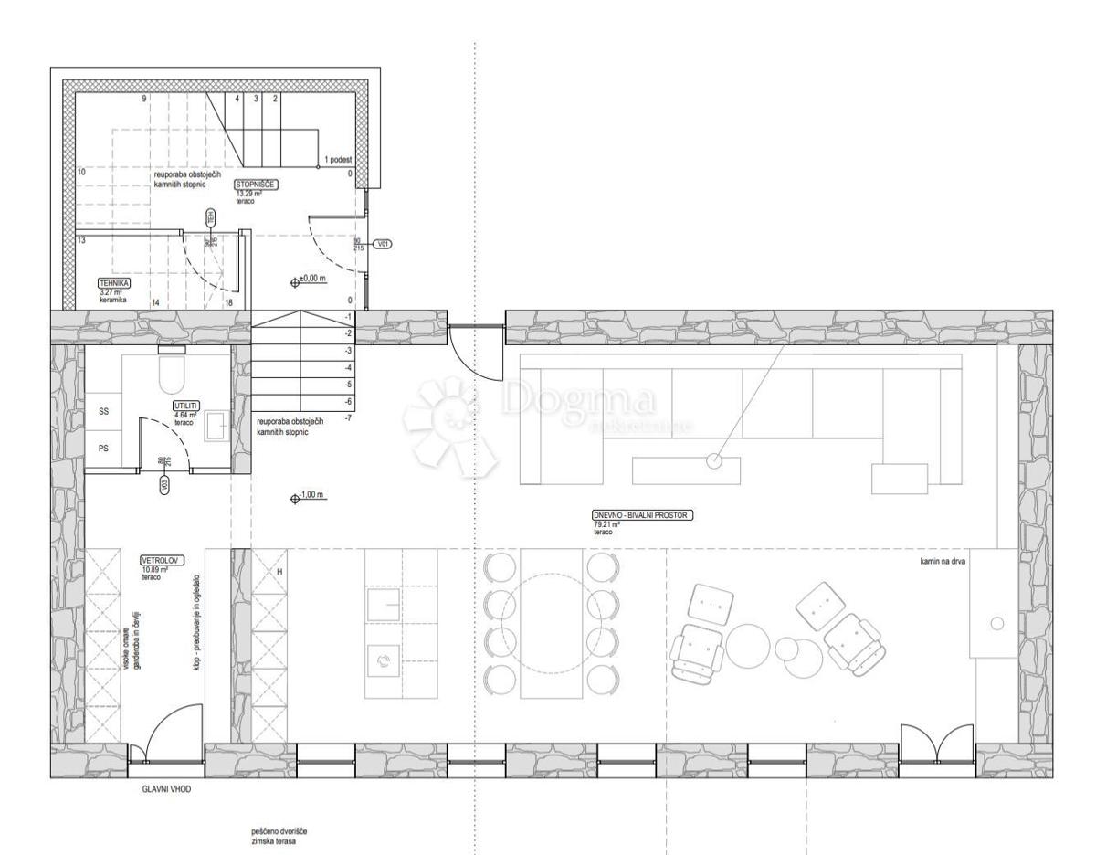 Hiša Cerovlje, 749m2