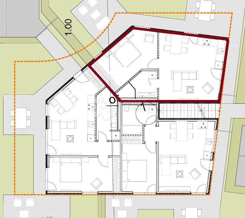 Stanovanje Poreč, 55,32m2
