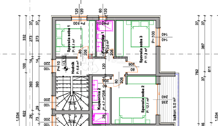 Hiša Malinska, Malinska-Dubašnica, 122,81m2
