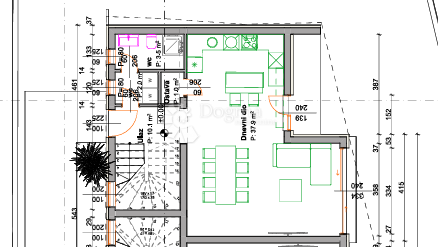 Hiša Malinska, Malinska-Dubašnica, 122,81m2
